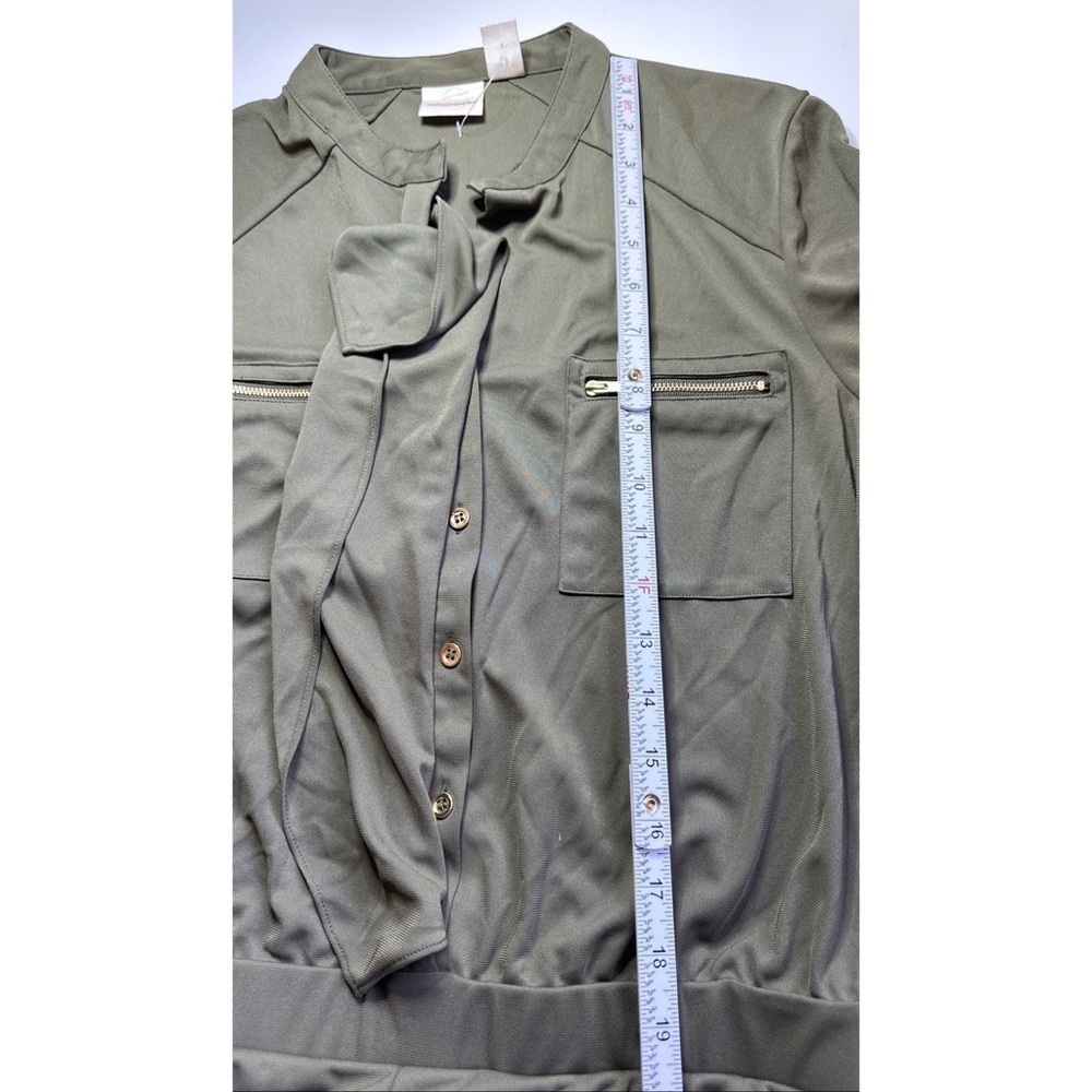 Chicos Ruffled Utility Jumpsuit - Picture 12 of 15